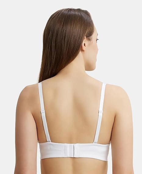 Jockey FE52 Strapless Underwired Cotton Bra – Padded Full Coverage Multiway Design